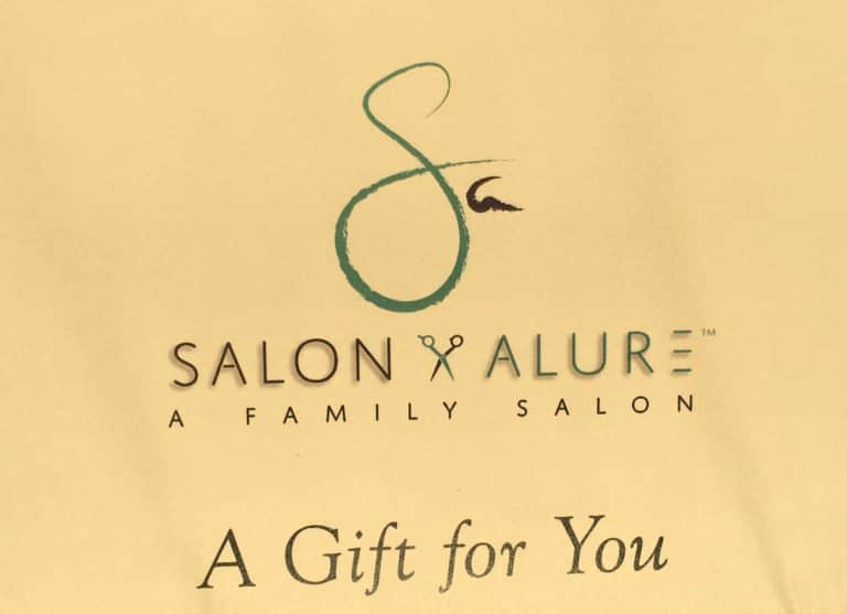 NOTHING SAYS “LOVE” THAN A GIFT CARD FROM SALON ALURE.